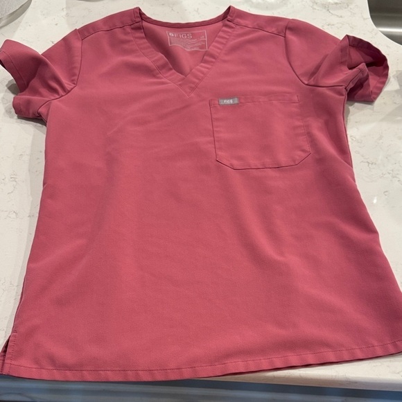 Figs Tops - Rare figs breast cancer edition scrub top